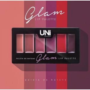 UN-BA160DS PALETA DE BATONS GLAM LIP PALETTE C/ 24