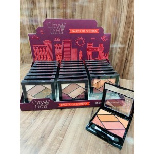 CG158 PALETA DE SOMBRAS 6 CORES CITY GIRLS C/24