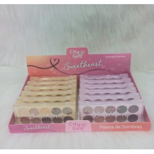 CG296 PALETA DE SOMBRAS  SWEERHEART CITY GIRLS C/24